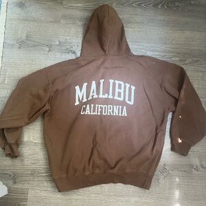 Oversized Brandy Zip up